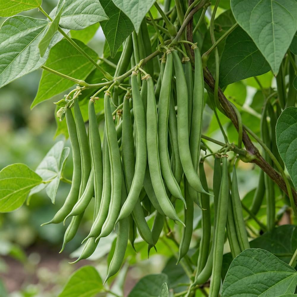 Dwarf French Bean Safari Seeds – Stringless Pencil Pods 12cm – Vigorous Heavy Cropping Variety – Disease Resistant – Grow Your Own Vegetables