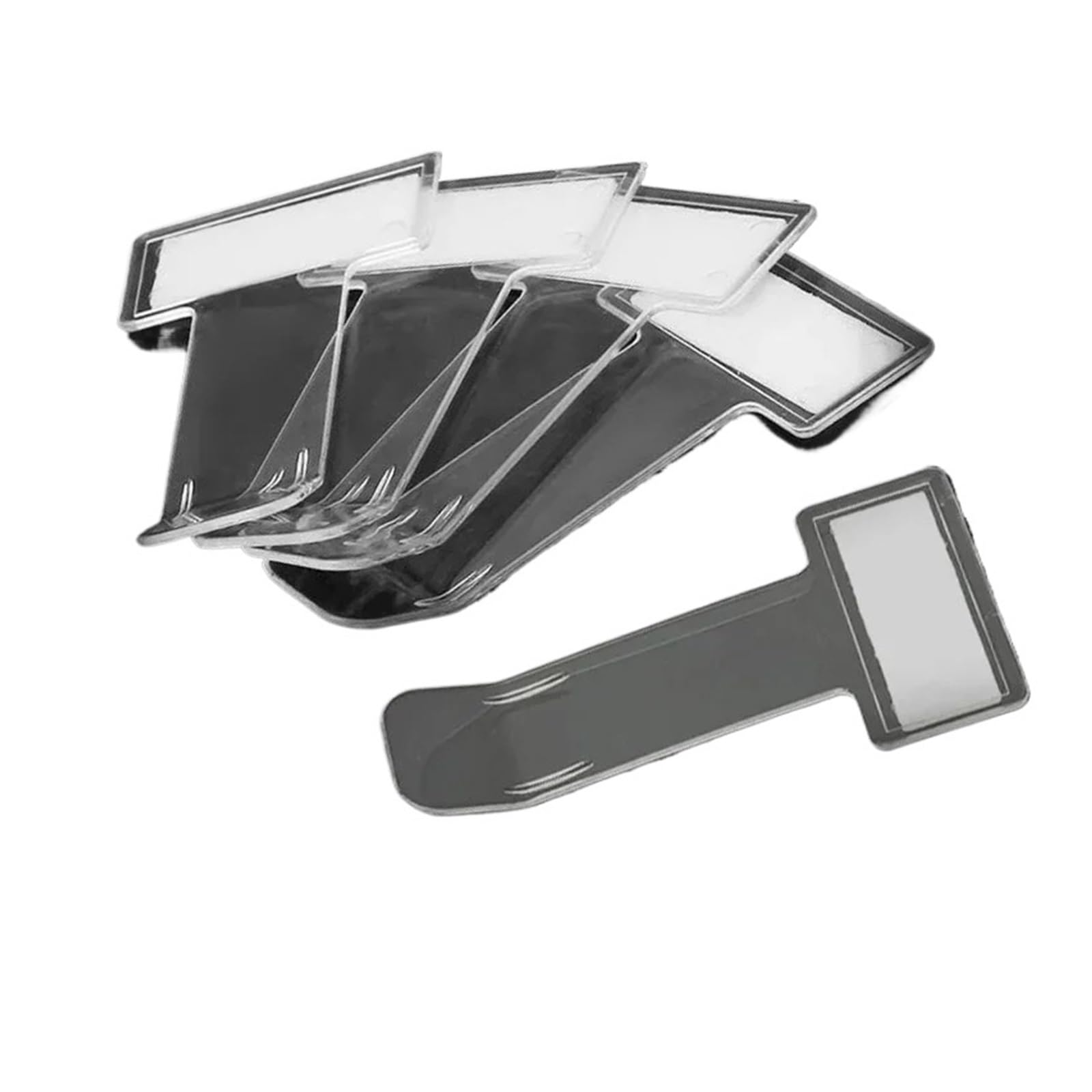 Kxfvyne 5Pcs Car Parking Ticket Clip Card Bill Holder Mount Fastener Organizer Styling Stickers Home Office