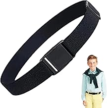 DAAIZIII 1 Stück Kindergürtel, Jungen, Schwarz, Unisex, Für Schuluniformen, Freizeitkleidung, Smokings, Jeans, Hosen, Kleider