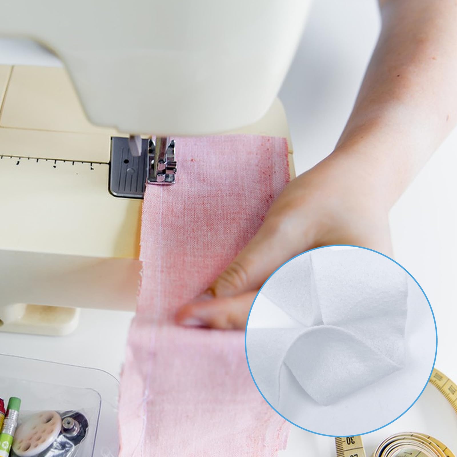 4 rotoli di imbottitura in misto cotone su un rotolo da 6,3 cm × 45 m di gelatina per tappeto, imbottitura da un rotolo di imbottitura per tappezzeria, rotoli di cotone per strisce di imbottitura da