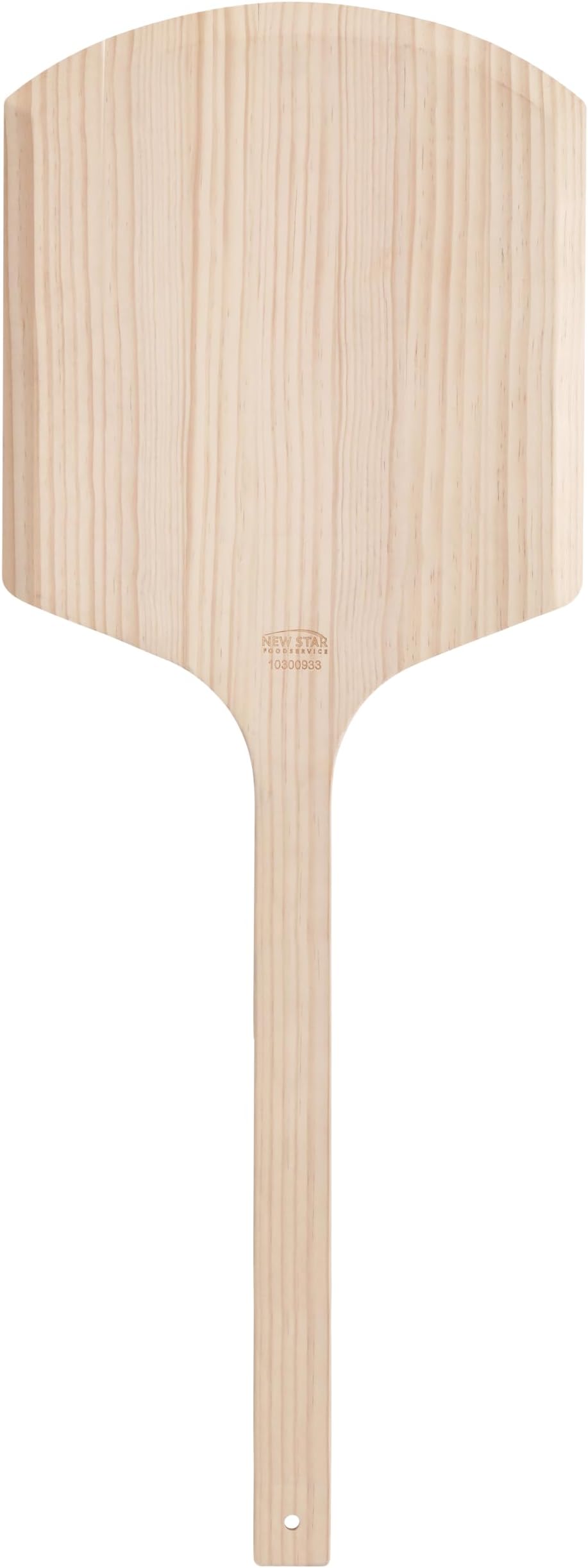 New Star Foodservice 50288 Wooden Pizza Peel, 14 x 14 inch Blade, 36 inch overall