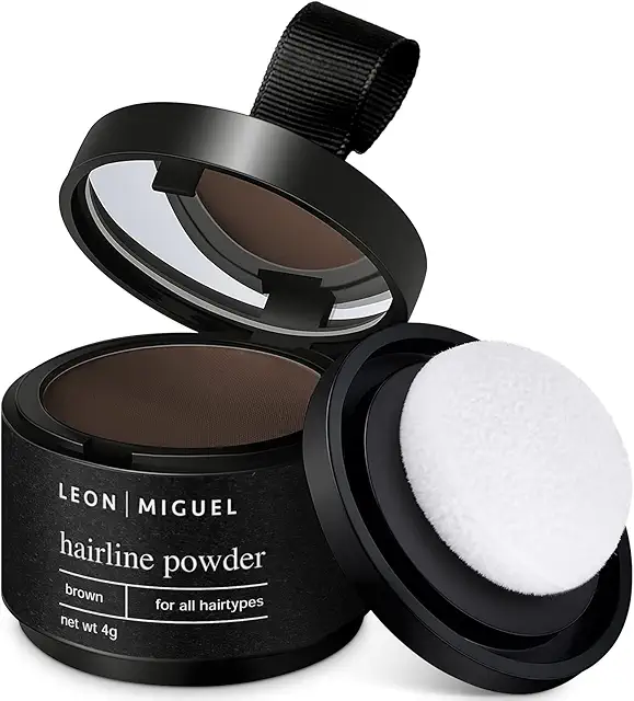 LEON MIGUEL Hair Powder for Hair Thickening & Filler - Brown 4g