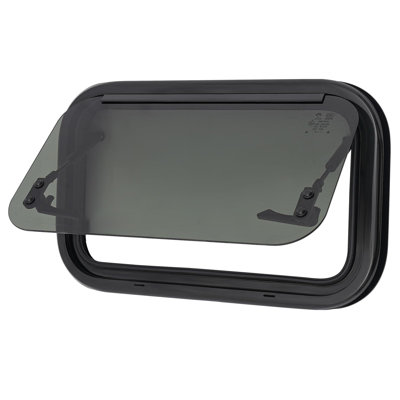 Fenêtre escamotable pour camping-car, caravane, fenêtre de camping-car, moustiquaire pour véhicule récréatif, fenêtre pour camping-car, fenêtre latérale (500 × 300 mm)