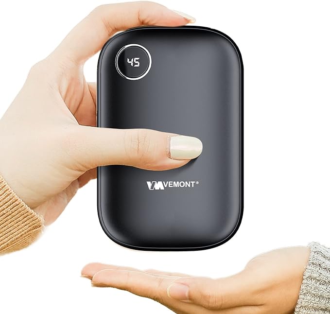 Hand Warmers,VEMONT Hand Warmer Rechargeable 10000mAh,Electric Hand