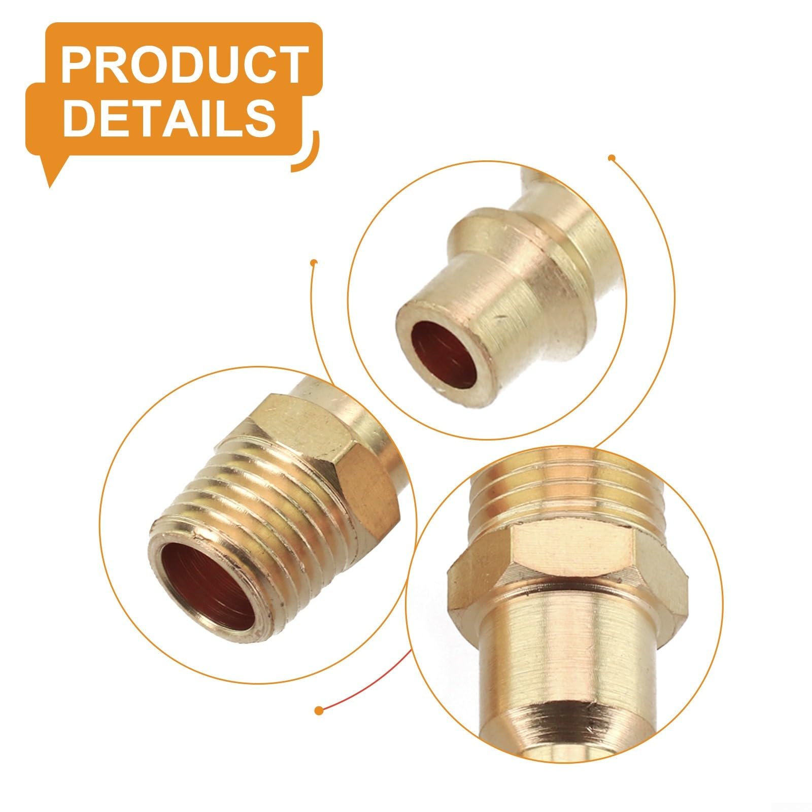 2 acopladores de liberación rápida de compresor de aire NPT de 1/4, conector de manguera neumática de metal para herramientas | 2 acopladores de liberación rápida de compresor de aire NPT de 1/4, conector de manguera neumática de metal para herramientas