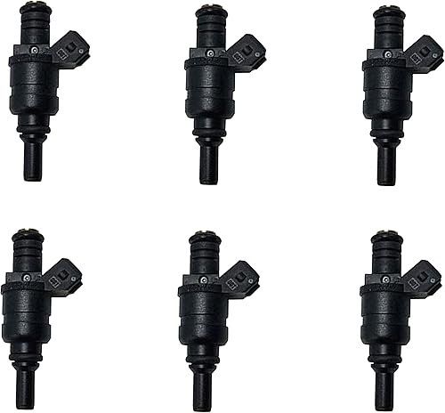 6 piezas 1998-2006 para BMW 325CI 320 325I X3 Z4 2.5L 2.8L Inyectores de combustible 1427240 FJ491