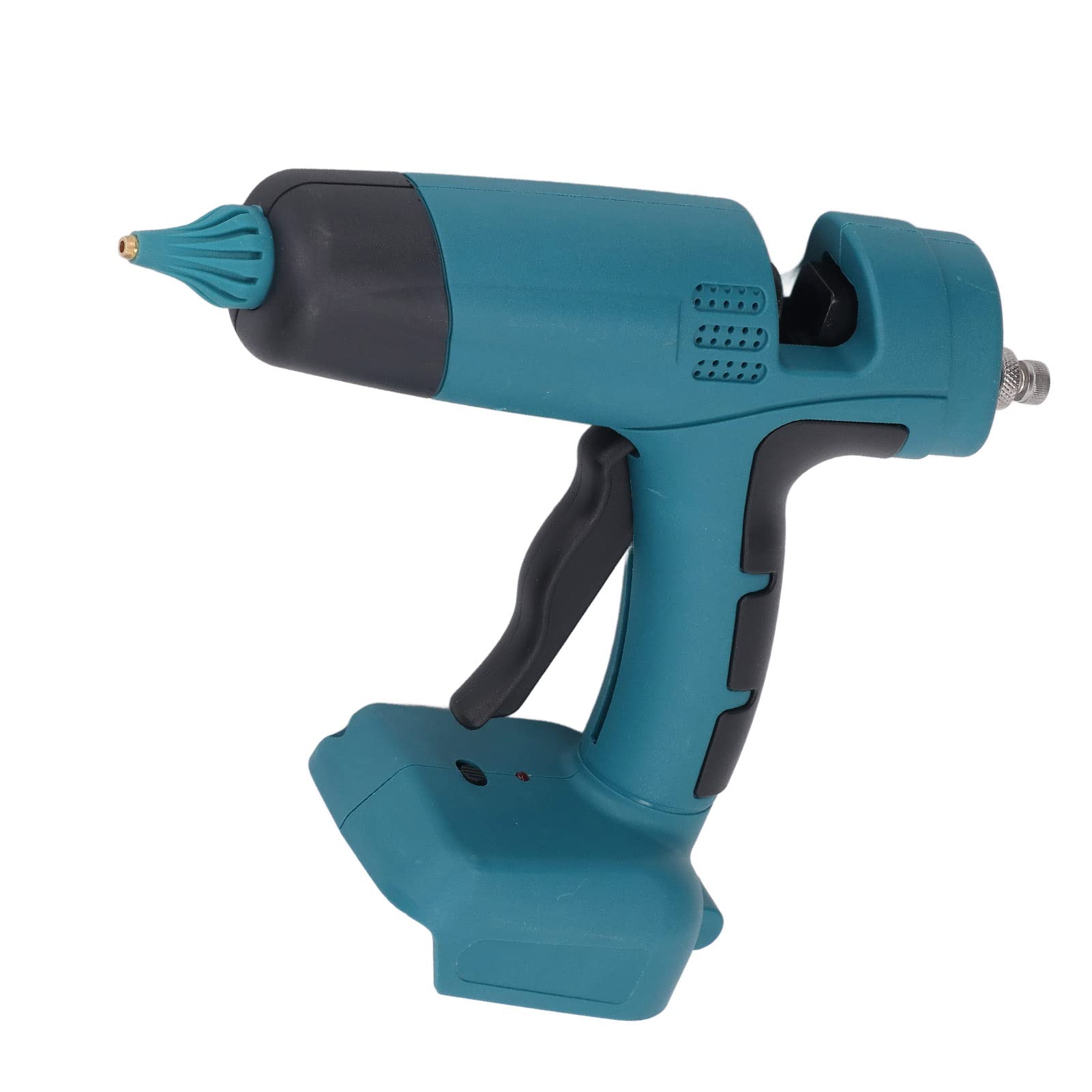 Pistola per Colla a Caldo Senza Fili, Pistola per Colla a Caldo a preriscaldamento rapido, Riscaldamento a Fusione Rapida da 60 W, per Metallo Robusto, Legno, Ceramica,