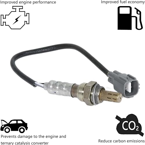 Miniatura 6 de Dropwater 1 par de sensor de oxígeno trasero O2 aguas abajo para Toyota 2007 2008 2009 4Runner, 2006-2005 Tundra 4.0L 4.7L Reemplaza#234-4260 15104