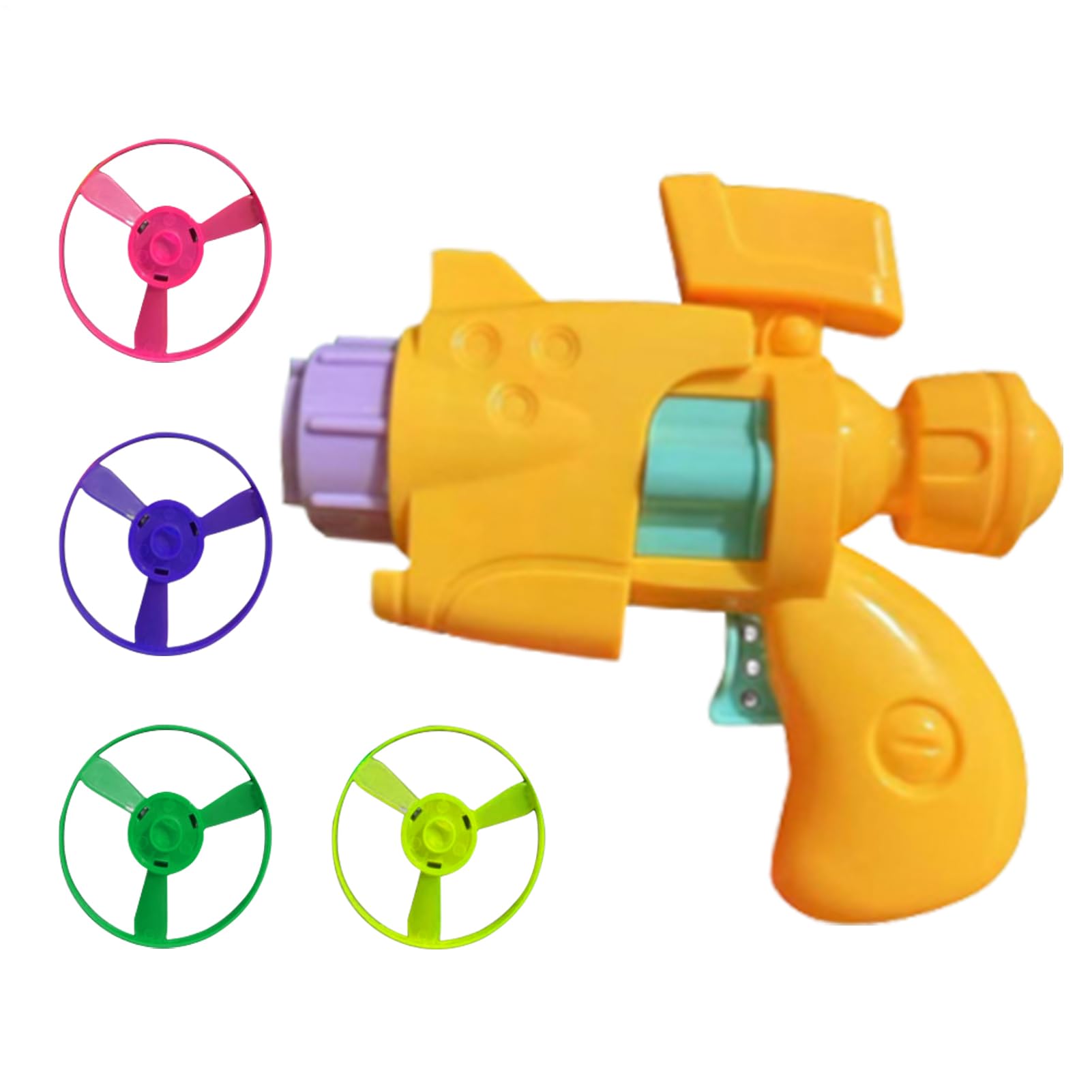 Disc Cat Toy - Interactive Propeller Launcher Saucer for Cats and Kittens | Indoor Outdoor Pet Enrichment Toy for Daily Play, Exercise, Fun D