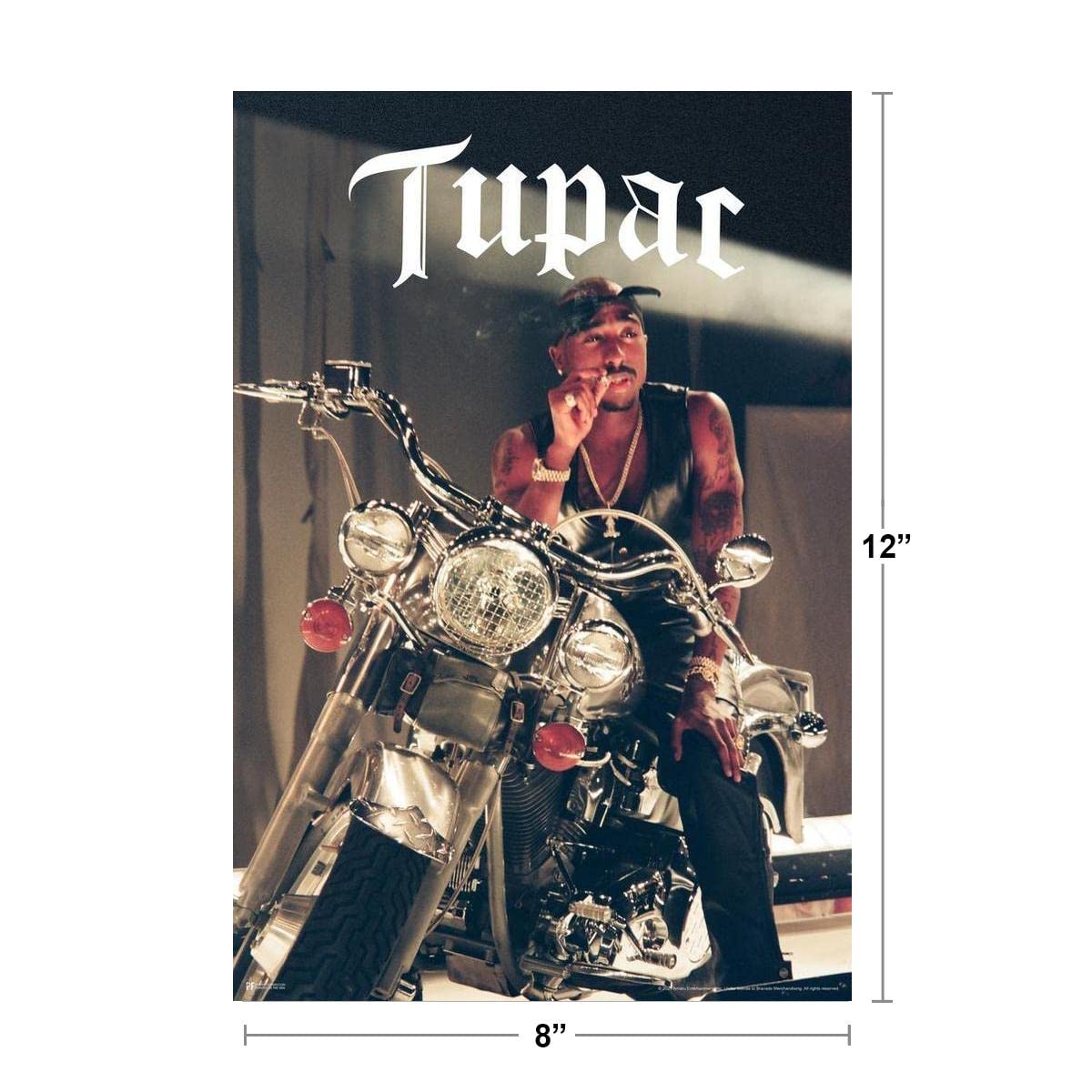 Tupac Posters 2Pac Poster Motorcycle Photo Photo 90s Hip Hop