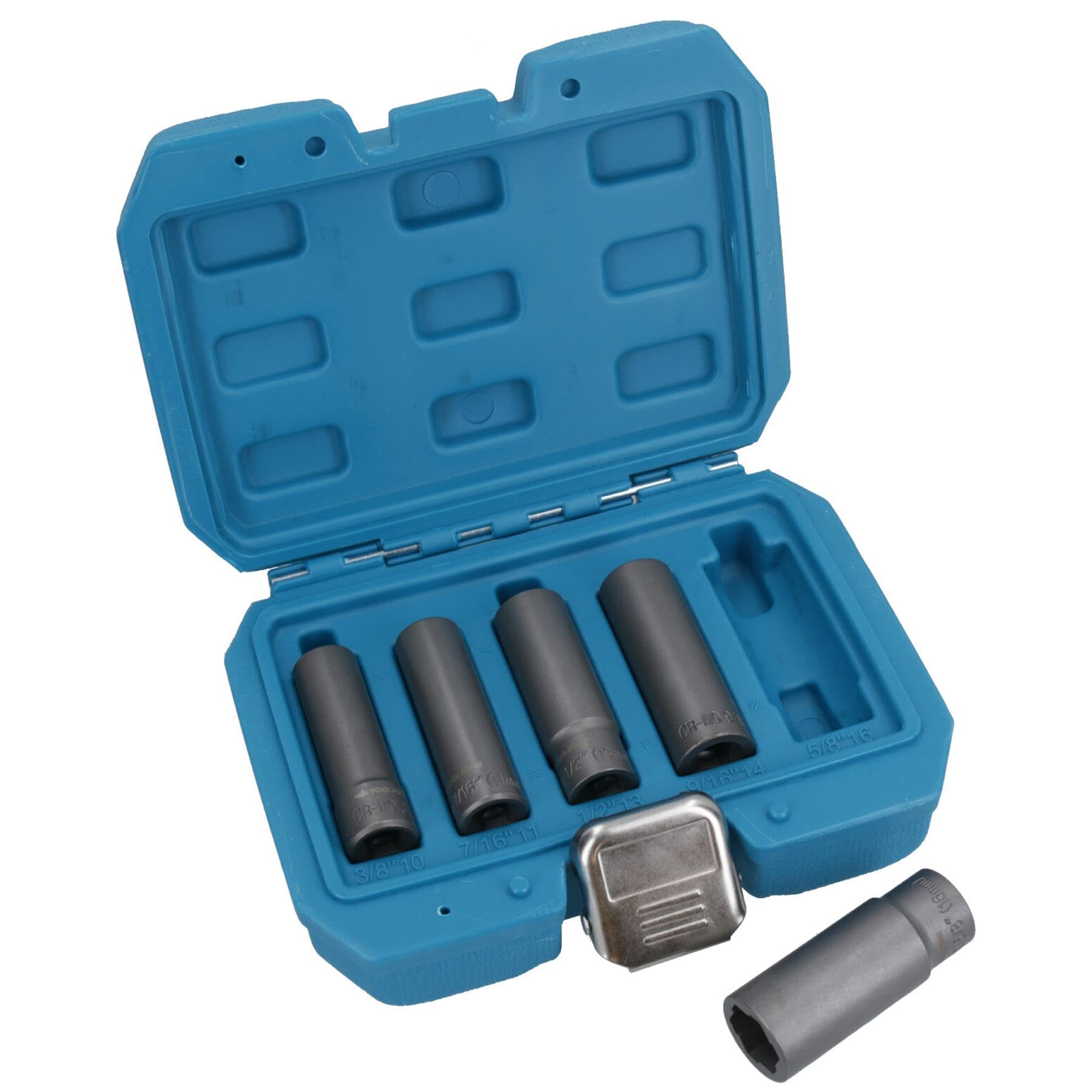 Image secondaire de Dissolvant de douille d'extracteur d'ecrou de boulon profond de 5pc 3/8