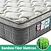 Produktbild Lv. life 4D Bambusfaser-Matratze, Taschenfedern und Memory-Schaum, 9 Zonen Orthopädische Matratze, grau, 4FT6 Double (135 x 190 x 27cm)