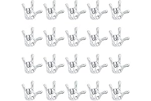 Love's Enduring Expression: Antique Silver I Love You Hand Sign Charms