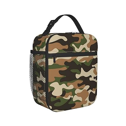 Insulated Lunch Bag Cooler Tote Bag for Adult Men Women Girls Boys with Reusable Lunch Box