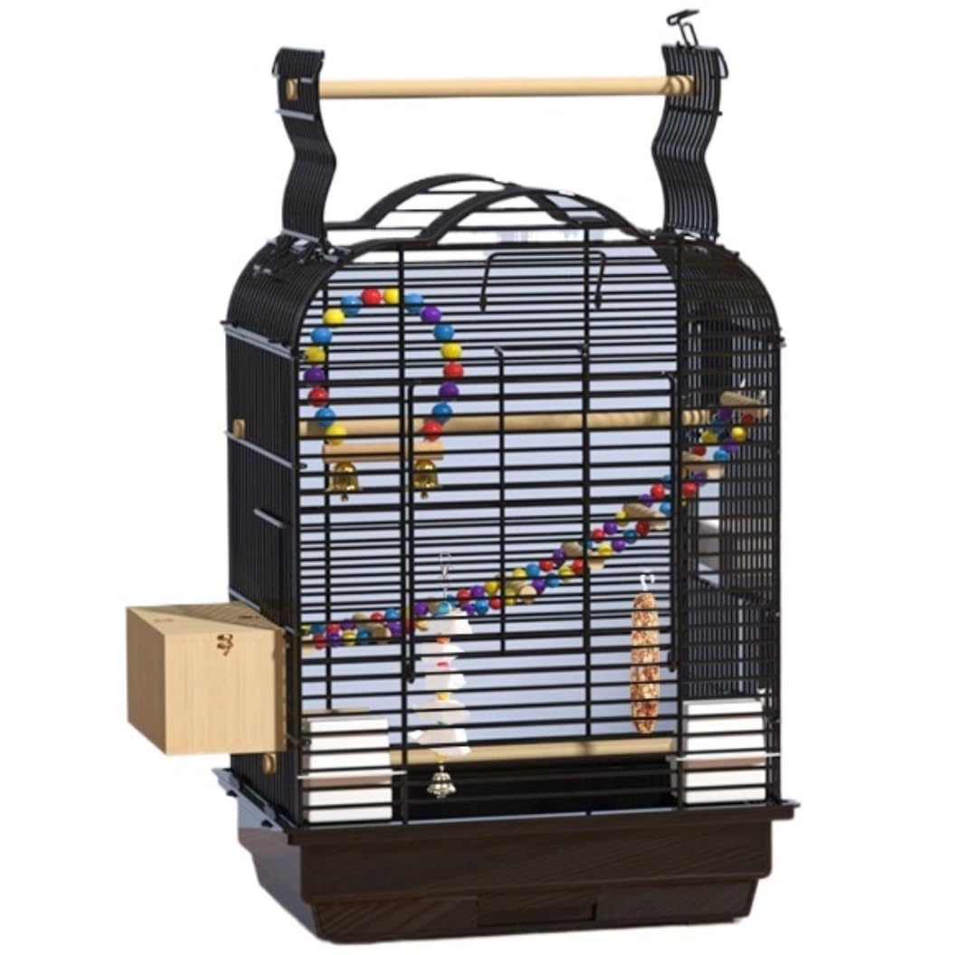 Jaula Pajaros Jaulas para Pájaros Jaulas De Vuelo para Pájaros con Bandeja Inferior, Jaula para Pájaros, Jaula para Loros De Hierro Forjado para Periquitos, Agapornis, Ringneck Jaulas para Pajaros