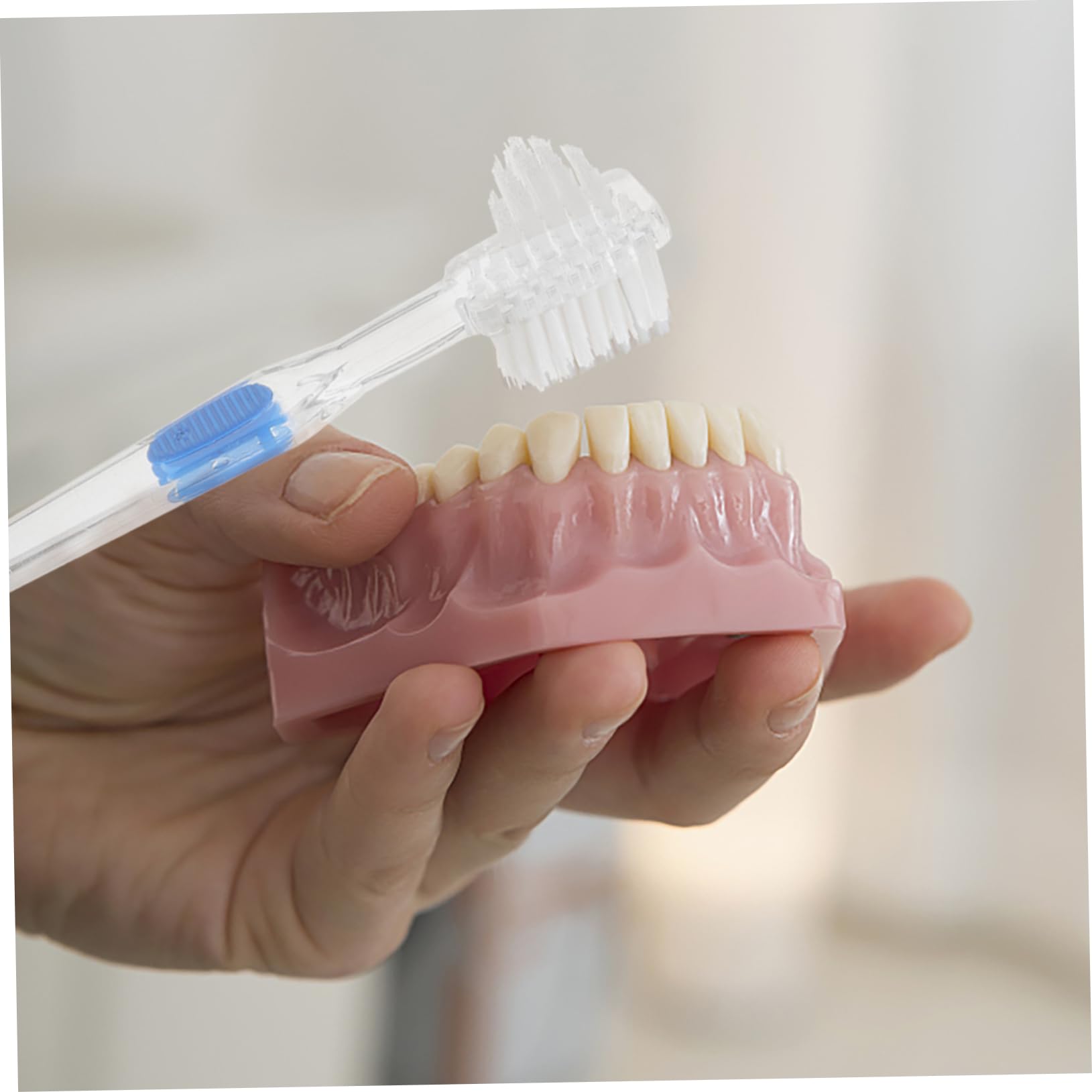 Healvian 5 Set Di Spazzole Doppie Grandi E Piccole Con Angoli Smussati Per Una Pulizia Delicata 3 Pezzi*5