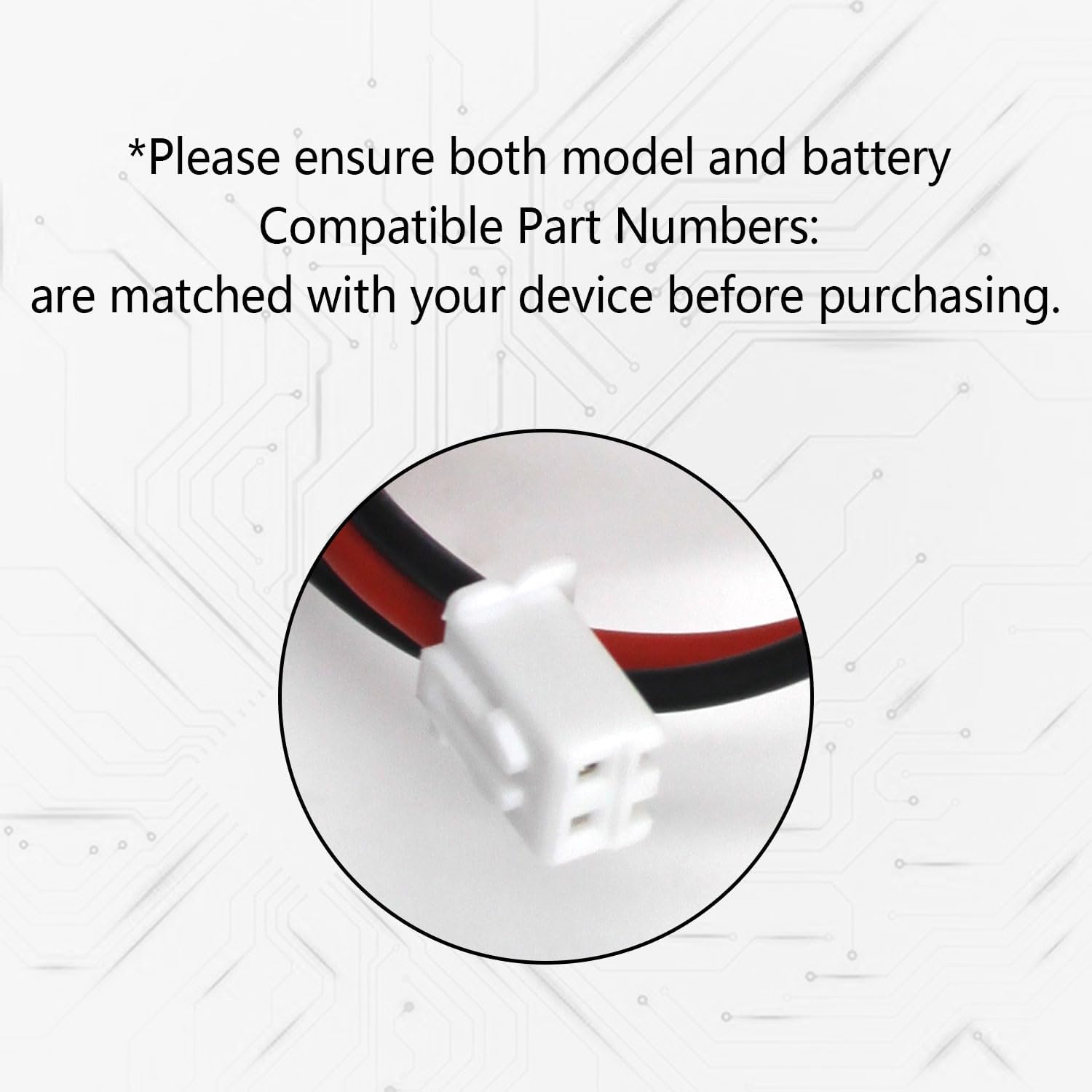 (2-Pack) 3.6V 800mAh Ni-Cd Battery for A5289-1, OSA107 image 3