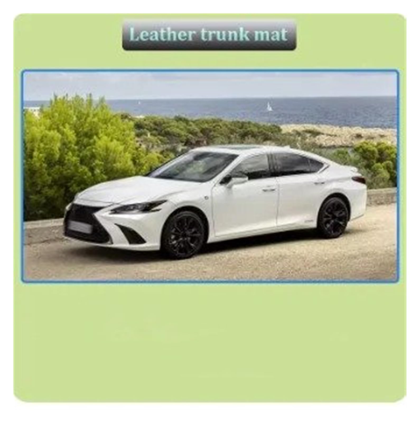 Kofferraumwanne Für Lexus ES XZ10 MK7 350 300h 2019–2024 Kofferraummatte Laderaum-Schutzmatte Schmutzfangmatte Ablagefach Schutzfrachtmatte(Black red)