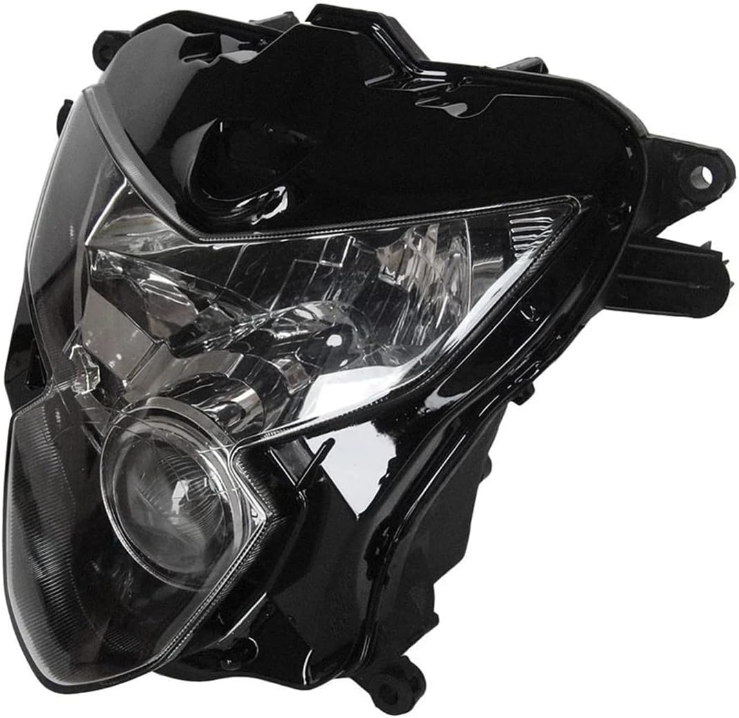 Motorcycle Headlight Headlamp Assembly Fit for Suzuki GSXR750 GSXR 600 2004 2005 GSXR 750 04 05 GSXR600 GSXR750 2004 2005 ABS Plastic Headlight Front Head Lamp Clear