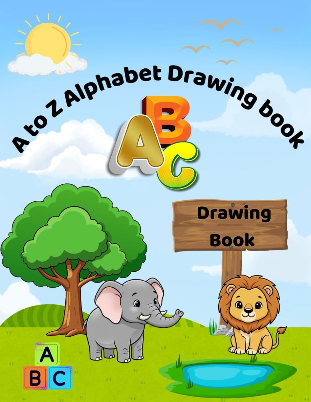 A to Z Alphabet Drawing book