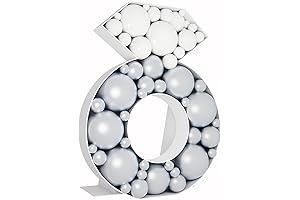Magnificent 3FT Diamond Ring DIY Mosaic Balloon Frame: The Captivating Heart of...
