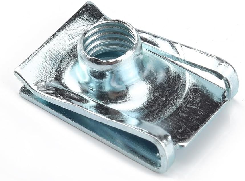 Thread Clip Nut Set M4 M5 M6 M8 Stainless Steel Tin Nut Snap Nut U Type Thread Tin Nut Set for Interior Automotive