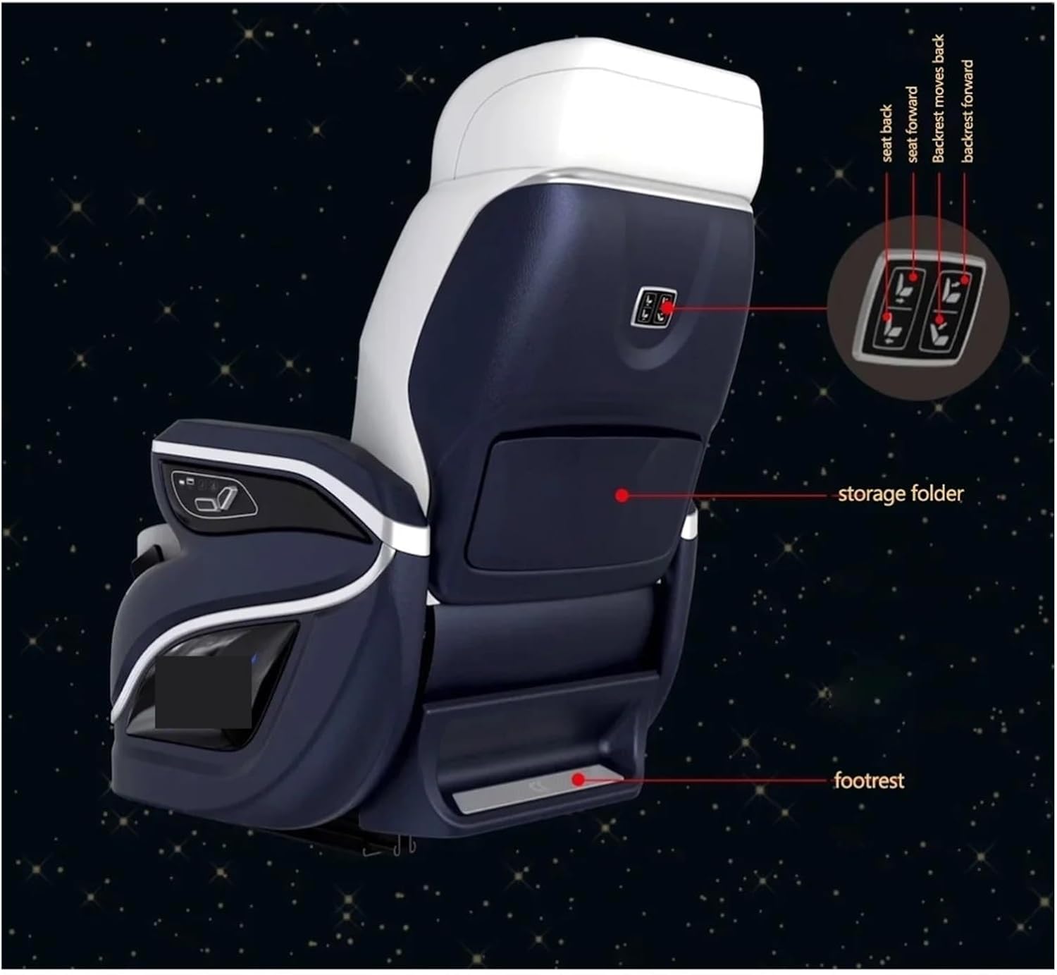 Customized Car Seat Upgrade Aviation VIP Truck Electric Adjustable Luxury For W447 Sprinter, Metris