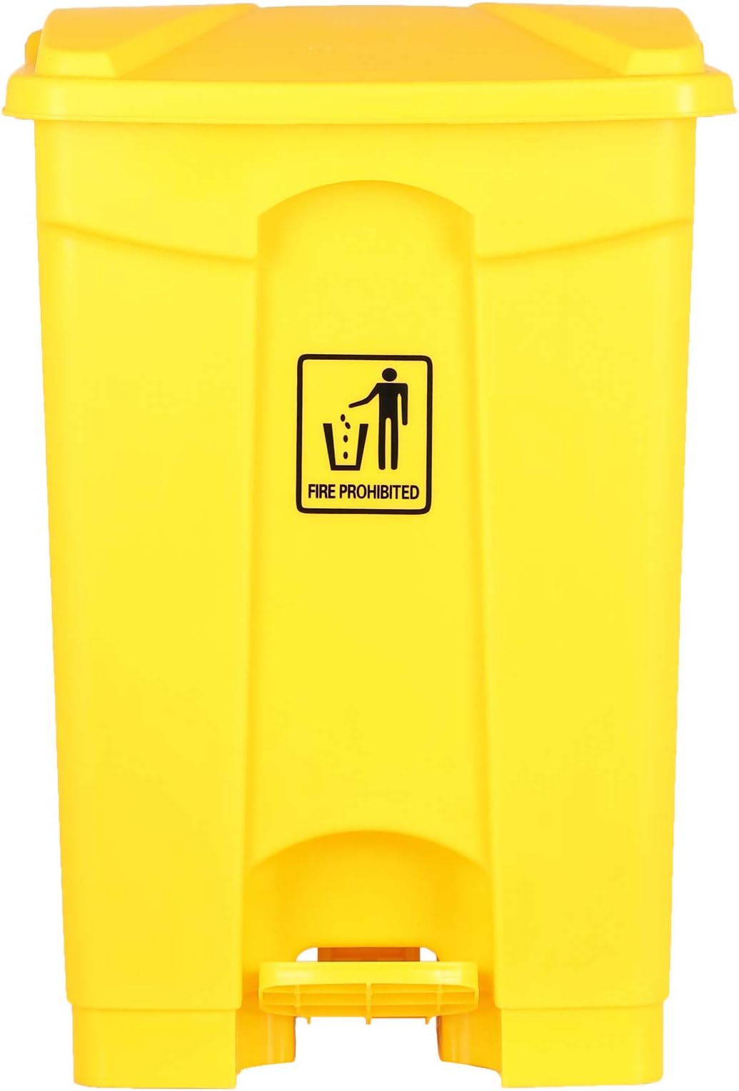 Bluestream 45l Hdpe Plastic Garbage Bin (Yellow)