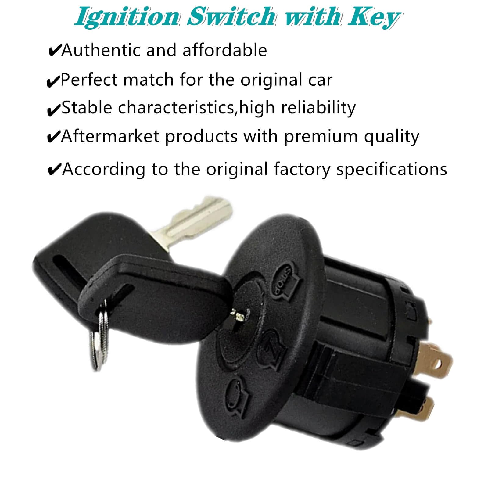 Amazon.com : Ignition Switch with Key 725-12066, Compatible with