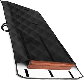 Table Leaf Storage Bag Padded, Extra Thick Quilted Dining Table Leaf Bag with Adjustable Closure, 54 x 28in Table Leaf Cover Flannel Back, Scratch Resistant(1pcs)