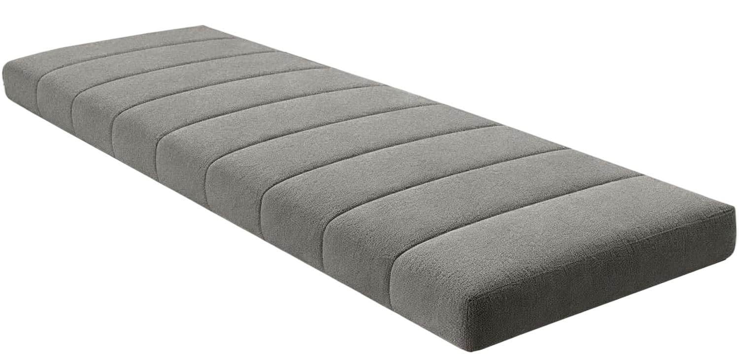 SDNAM Indoor/Outdoor Bench Cushion – 4.5 cm / 1.8 in thick – Non-Slip Seat Pad for Bay Windows, Garden Patio, Long Chairs, Swings & Porch Furniture(1@,40x40cm/16x16in)