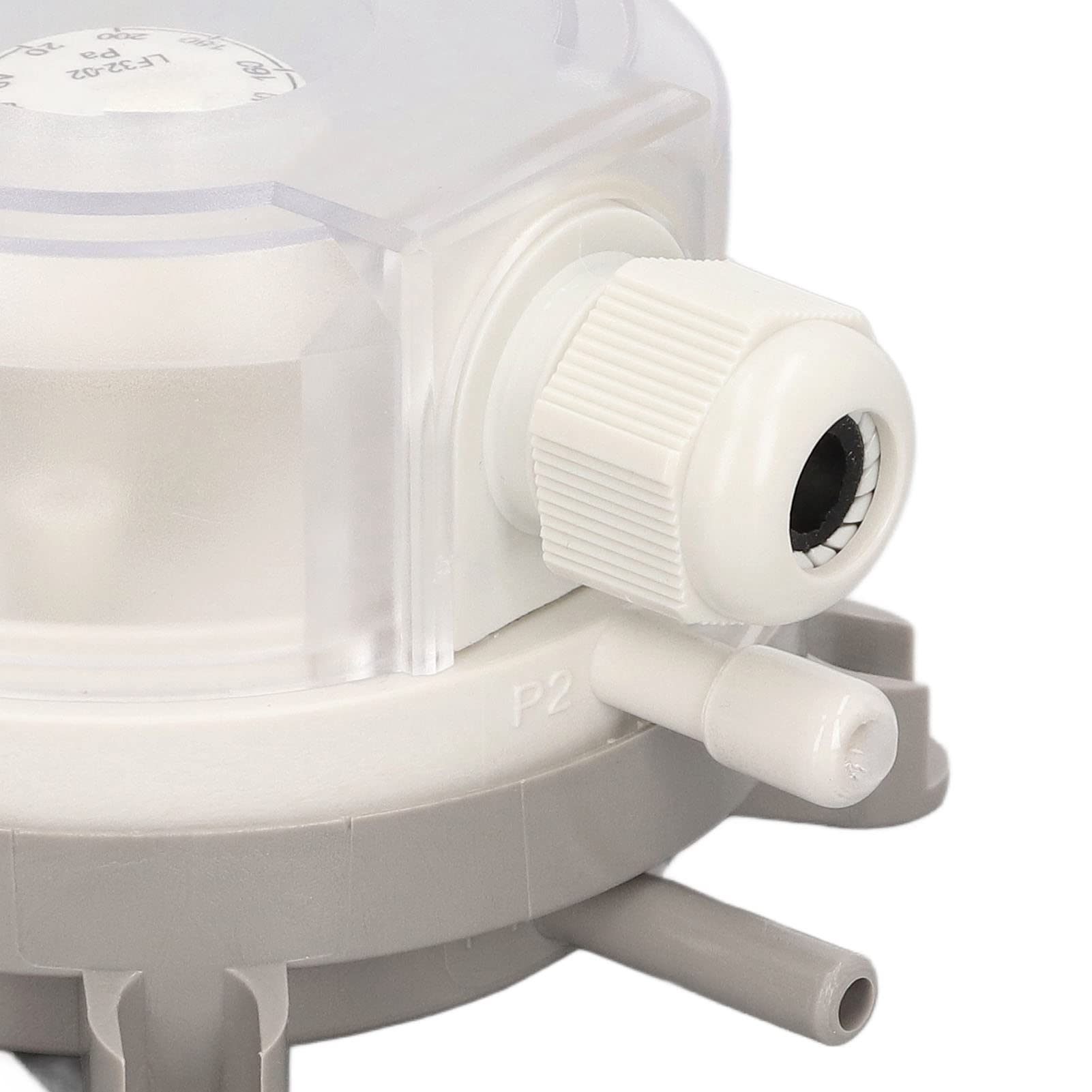 DEWIN Pressostato Ventilazione Riscaldamento,Pressostato Differenziale SPDT Meccanico con Strumenti di Montaggio LF32‑02 20‑200pa