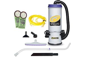 ProTeam Backpack Vacuums: Super CoachVac Commercial Backpack Vacuum Cleaner for Enhanced Cleaning Performance