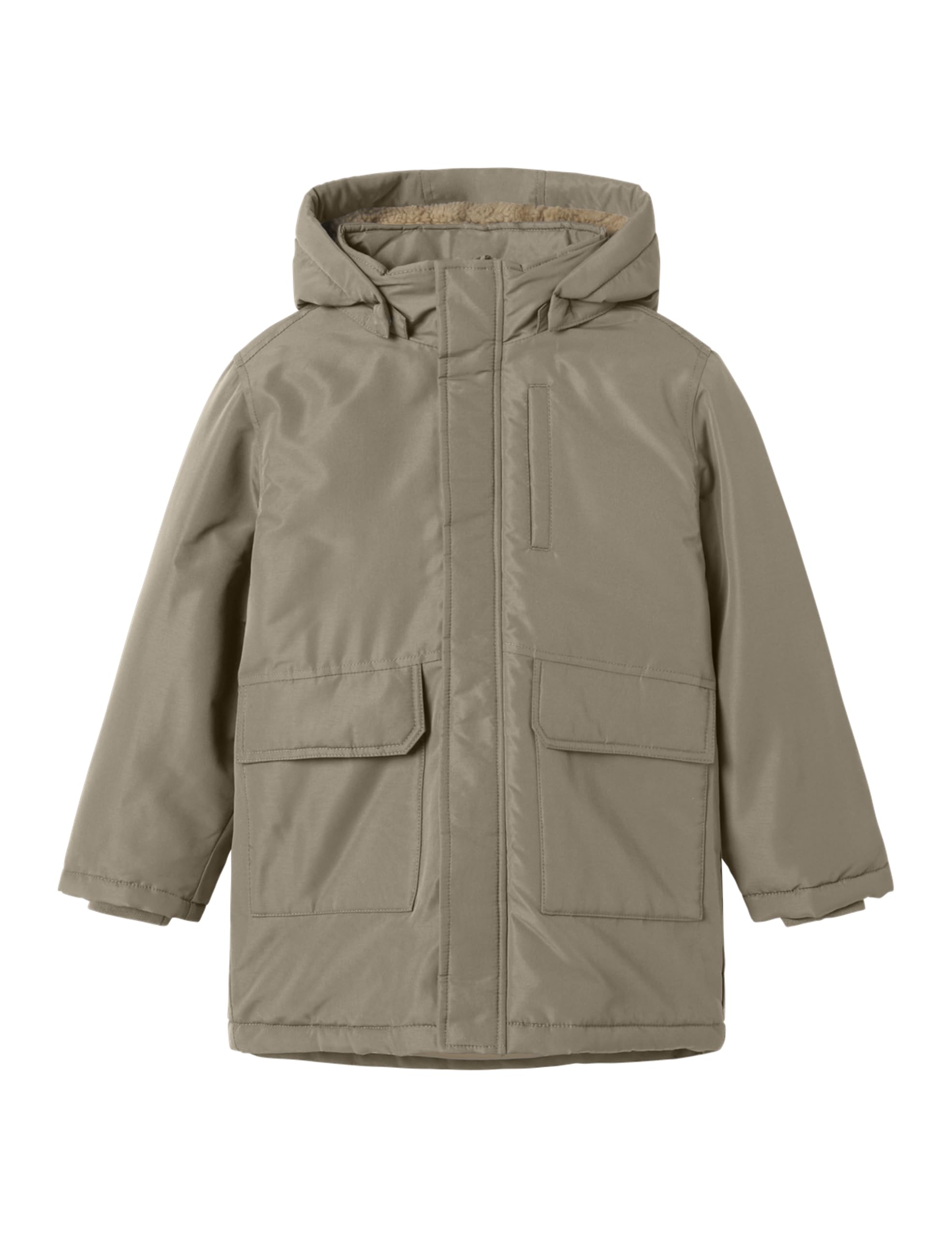 NAME IT Nkmmarlow parka chłopięca Pb, Timber Wolf, numeric_146