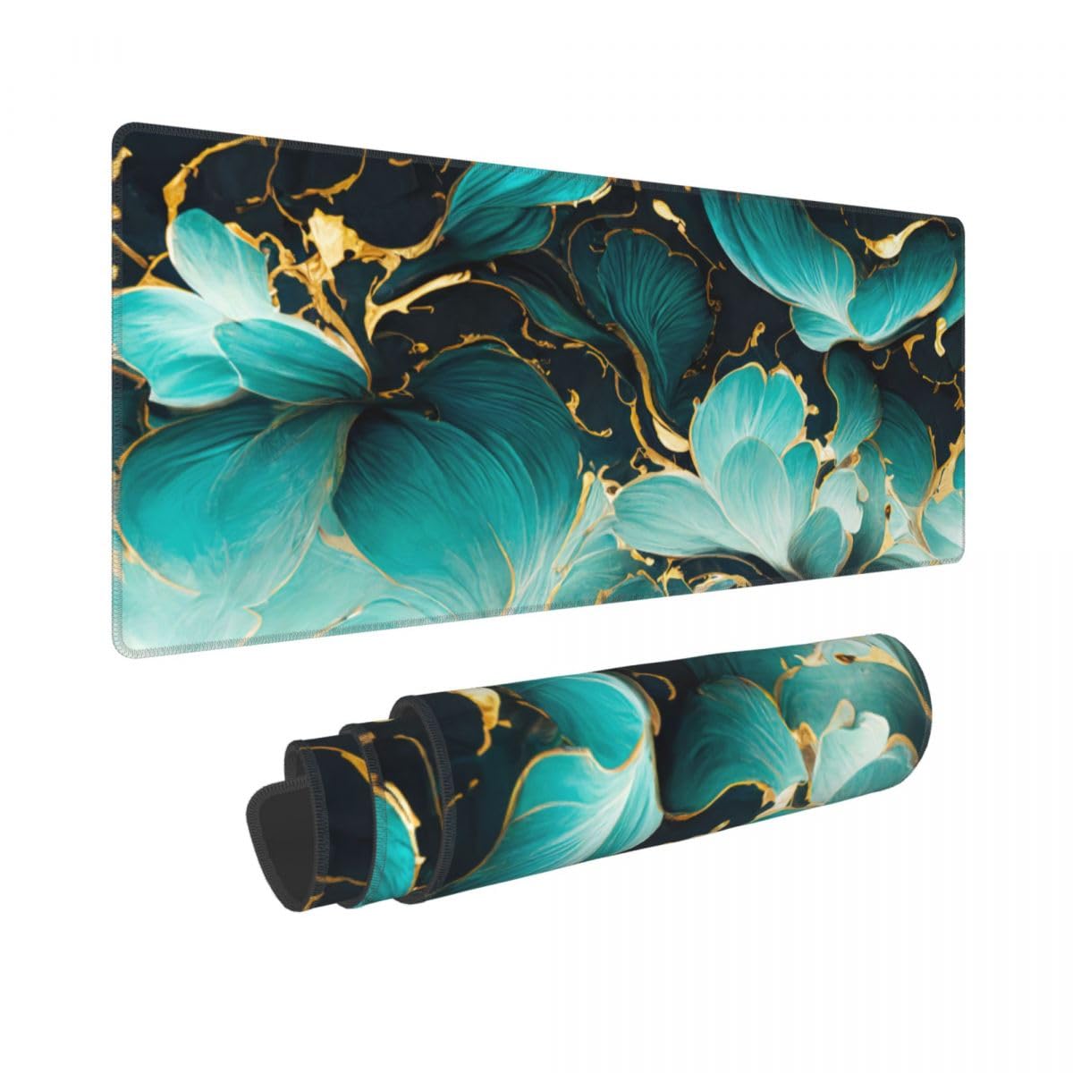 CANFLASHION Desk Pad,Office Desk Mat 31.5"×11.8" Large Gaming Mouse Pad,Extended Computer Mouse Pad,Waterproof Thick Big Mouse Pads with Non-Slip