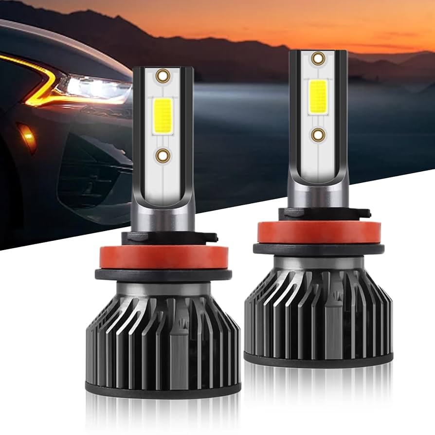 Amazon | GKmow H8/H9/H11 LEDヘッドライト電球 6000ルーメン
