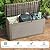 DRATO 60 Gallon Deck Box, Waterproof Resin Large Outdoor Storgae Box for Patio Furniture, Patio Cushions, Gardening Tools, Pool Supplies, Lockable (Gray, 60 Gallon)