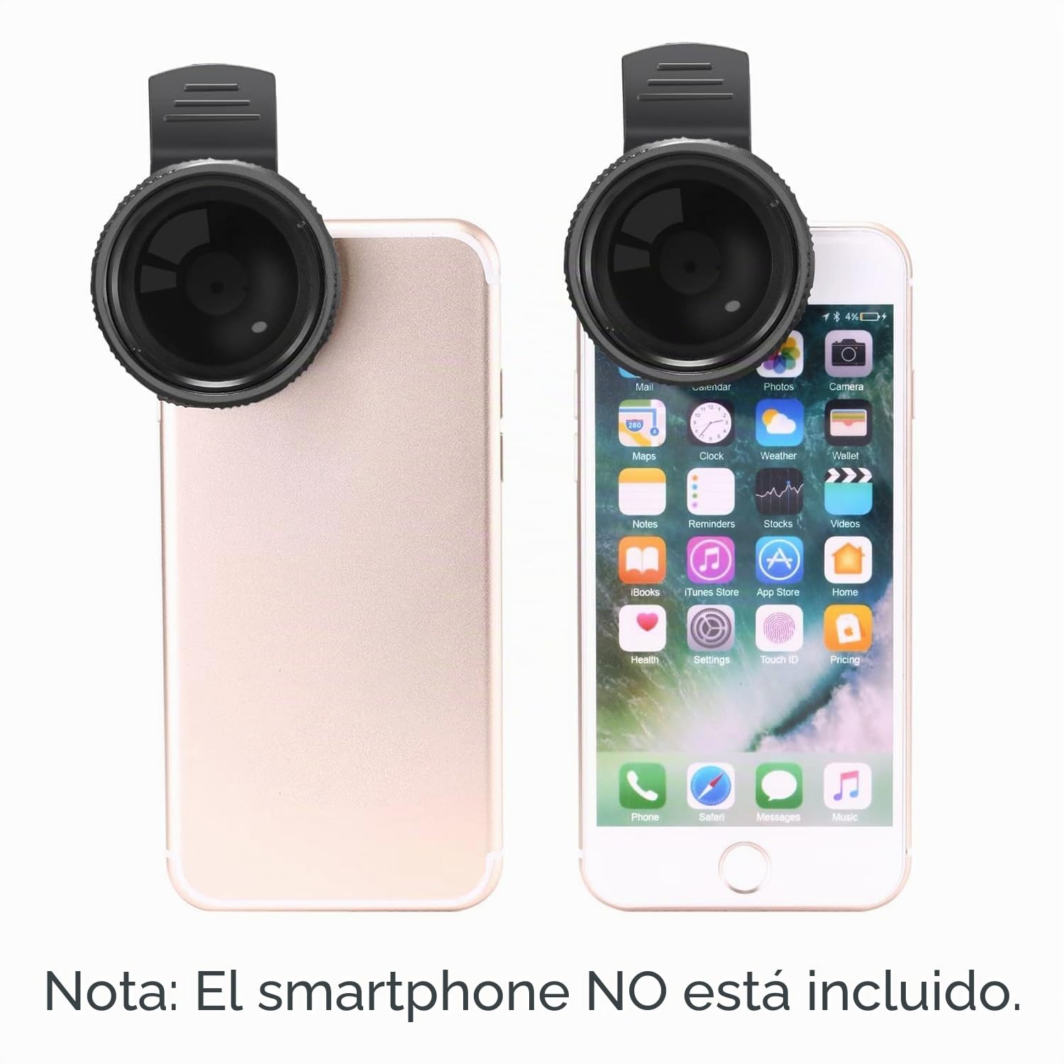 Neewer 37 mm Filtro Ajustable ND 2–400 para Cámara de Teléfono Móvil Lente de Densidad Neutra con Clip Compatible con iPhone 7 Plus 7 6 6S 6 Plus 6S Plus Samsung HTC Motorola iPad Etc.