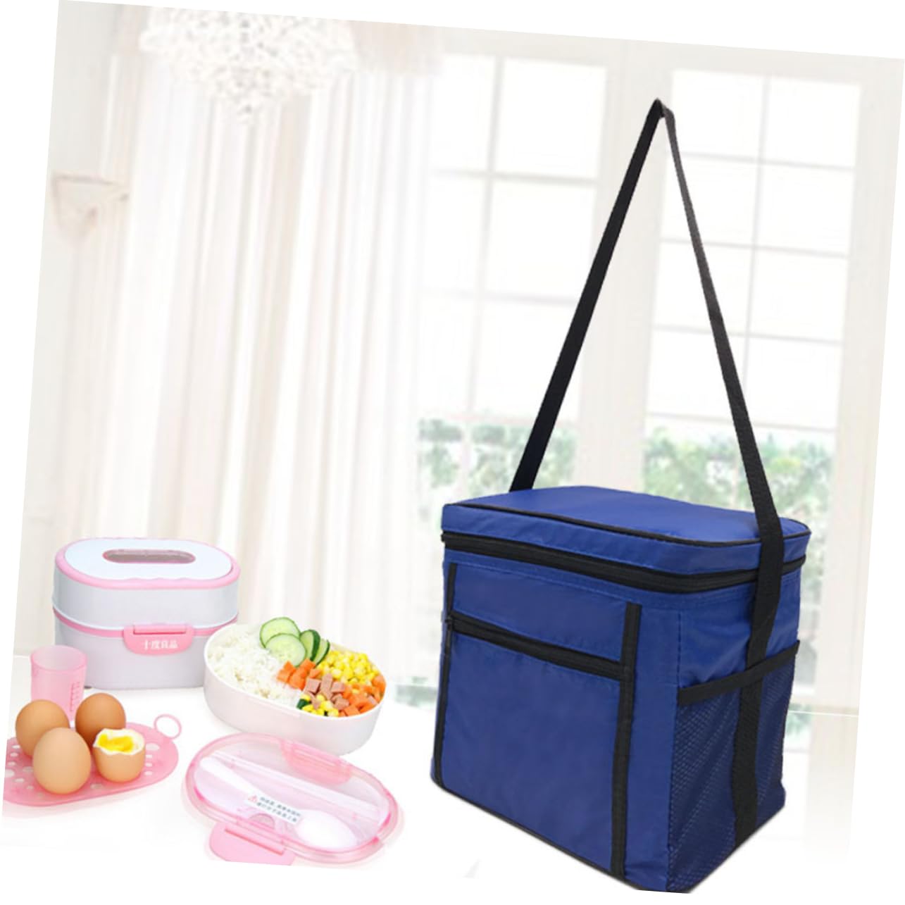 Amosfun 3 Piezas bolsa del almuerzo bolsa termica saco termico lunch bag lancheira bolsa de comida caliente cesta de picnic con aislamiento bolsas todas bolsa de almuerzo bolsa de picnic