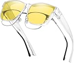 GEGURI Sun Glasses Over Glasses Women's, Fit Over Glasses Polarized Sunglasses For Women, 100% UV Protection