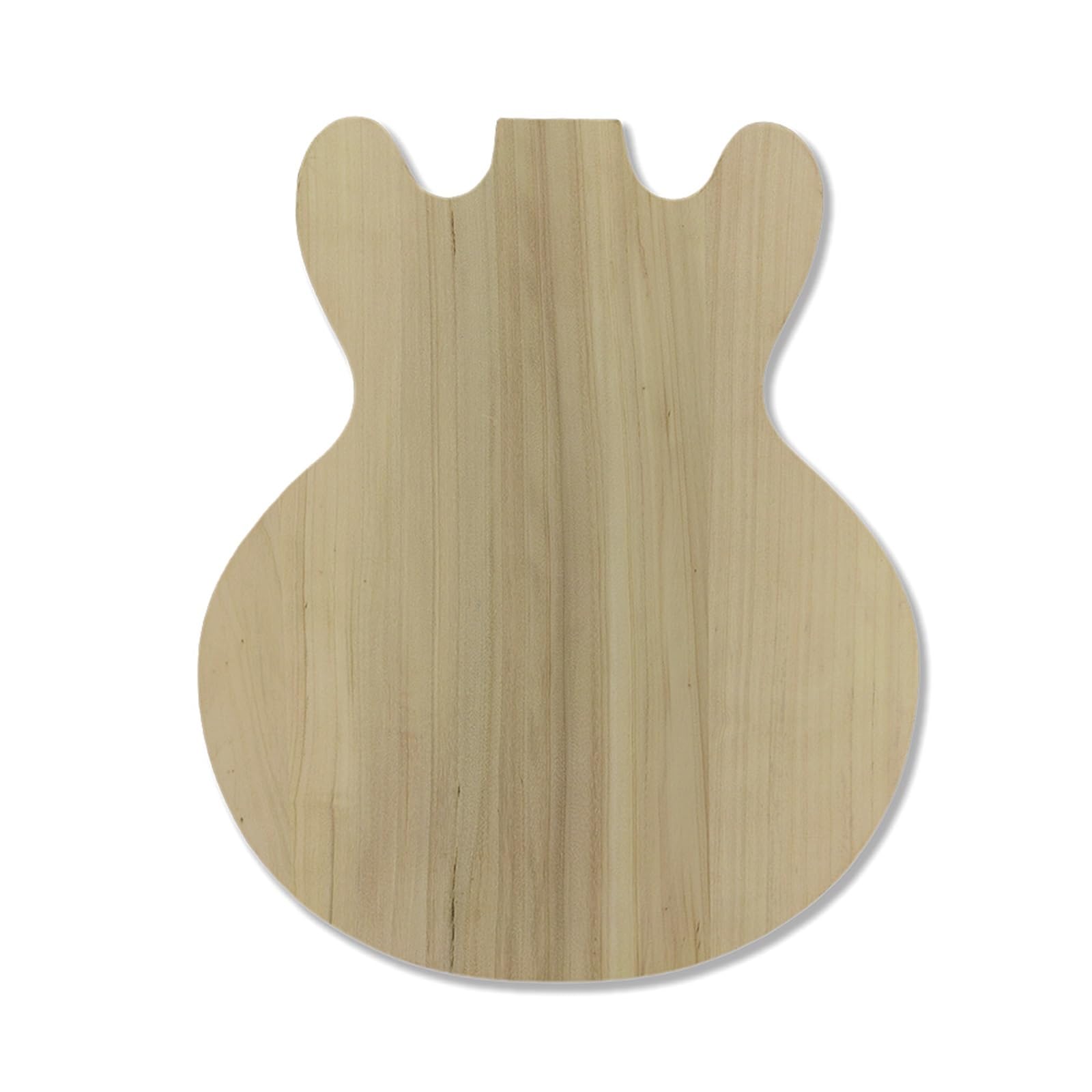 Unfinished Guitar Body Jazz Electric Guitar Semi Hollow Tiger Grained Basswood Body