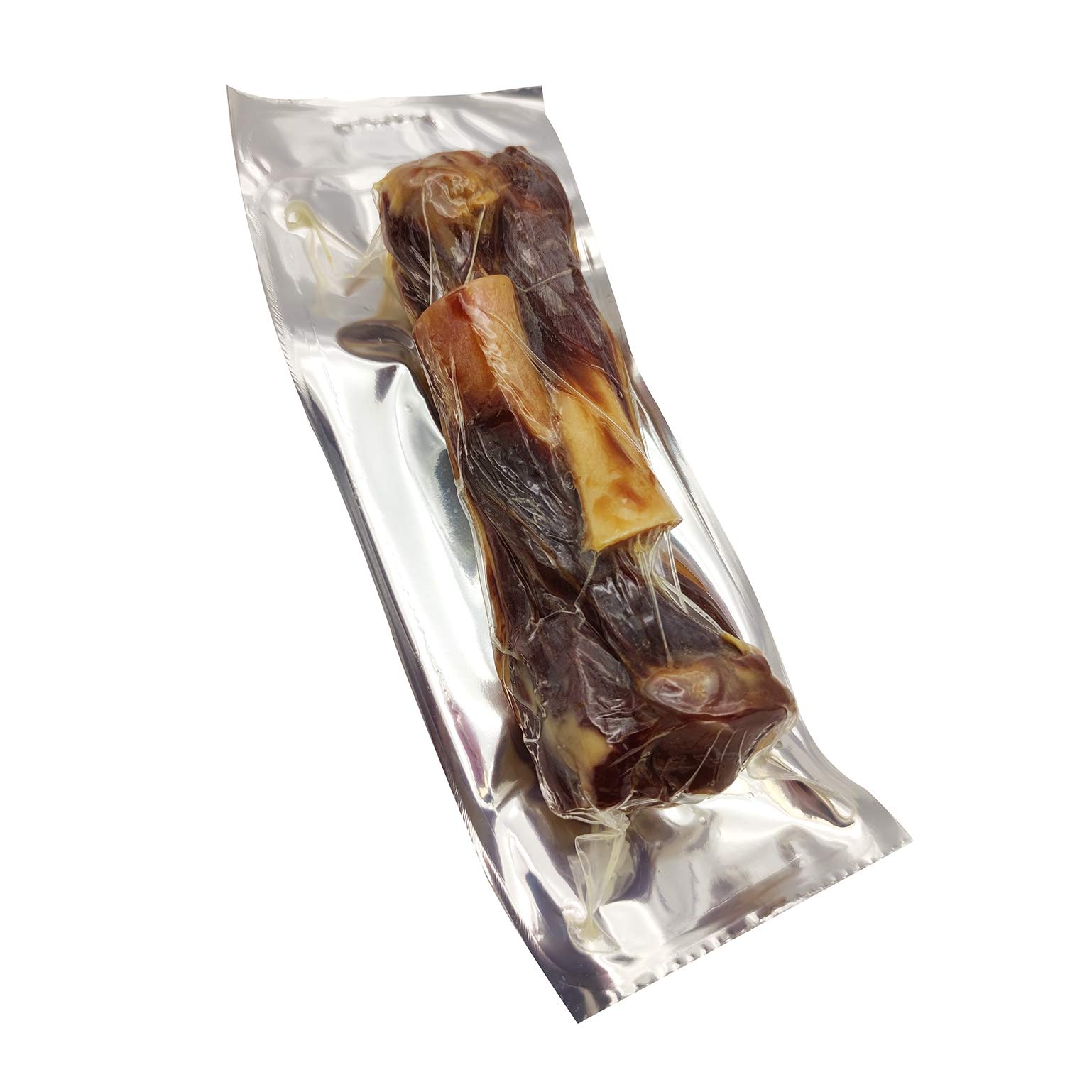 12 Bolsas Hueso Jamon para Perros Natural al Vacio Mediano Fortalecedor de Dientes Stick Dental Dog Snack (Cada Bolsa 450-460g) BPS-6933 * 12