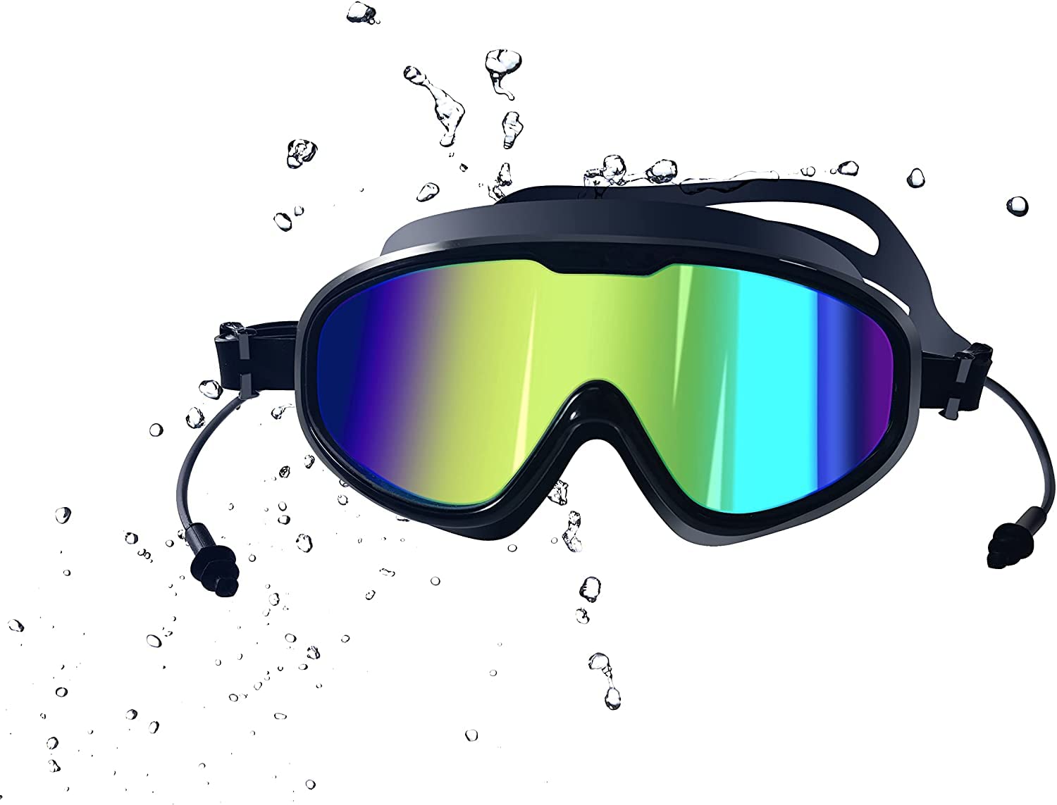 Yagzon Swimming Goggles, Polarized Swim Goggles with Mirror/Smoke Lens UV Protection Watertight Anti-Fog Adjustable Strap Comfort fit for Unisex Adult Men and Women (B0BXHD78LP) Amazon Price History, Amazon Price Tracker