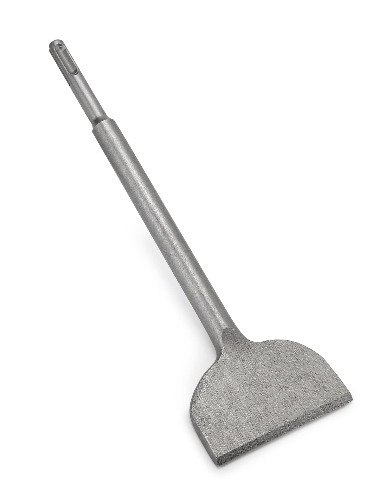 QWORK® Burin carrelage SDS Plus, pour maçonnerie, le béton et la roche meuble, pointe durcie, 250x75 mm, angle de 15°