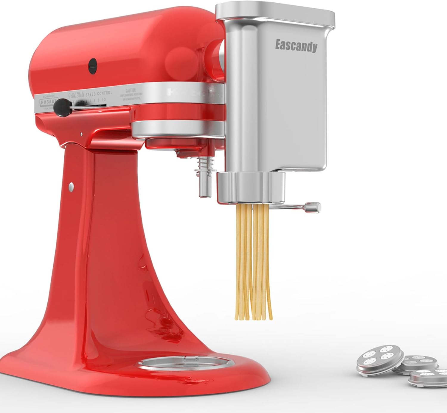 Metal Gourmet Pasta Press Attachment for KitchenAid Stand Mixer – Durable Metal Pasta Maker Attachment with 5 Interchangeable Plates for Fresh Homemade Pasta Metal Gourmet Pasta Press Attachment for KitchenAid Stand Mixer – Durable Metal Pasta Maker Attachment with 5 Interchangeable Plates for Fresh Homemade Pasta