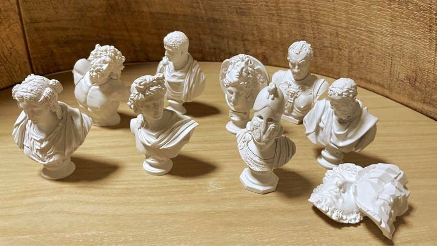 Amazon.co.jp: 石膏デッサン入門 石膏像 フルコンプミニチュア