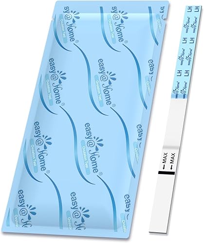 Miniatura 22 de Easy@Home Tiras de prueba de ovulación, paquete de 100 pruebas de fertilidad, kit de predictor de ovulación, apto para FSA, alimentado por Premom