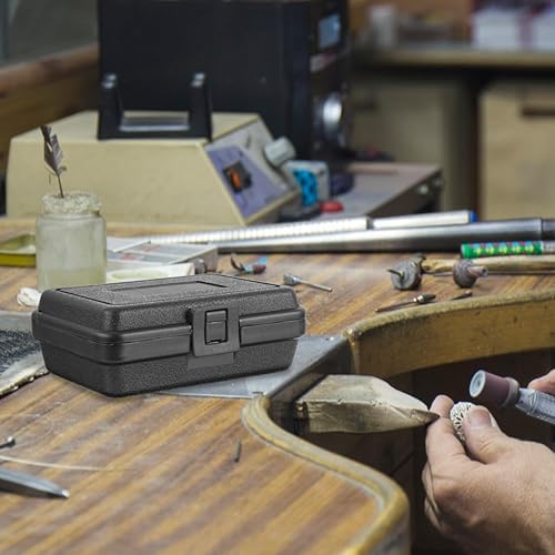 Miniatura 5 de DOITOOL Estuche rígido impermeable pequeña caja de herramientas portátil organizador de almacenamiento de mano para herramientas de coche, camping,