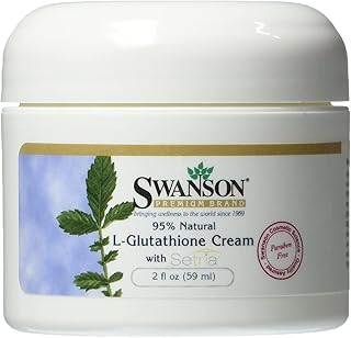 Swanson 95% Natural L-Glutathione Cream with Setria (Paraben Free, 59ml) by Swanson Health Products