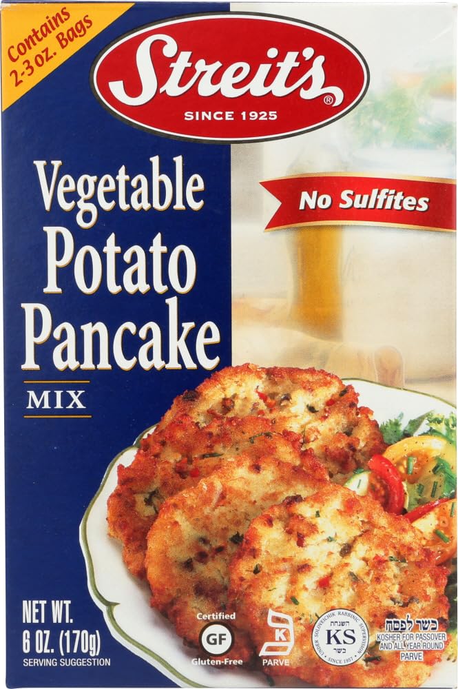 Streit's Vegetable Potato Pancake, 6-Ounce Units (Pack of 12)